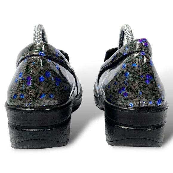 Easy Works By Easy Street Non-Slip Work Clogs Women's 11M Floral Leeza Shoes - Picture 6 of 10